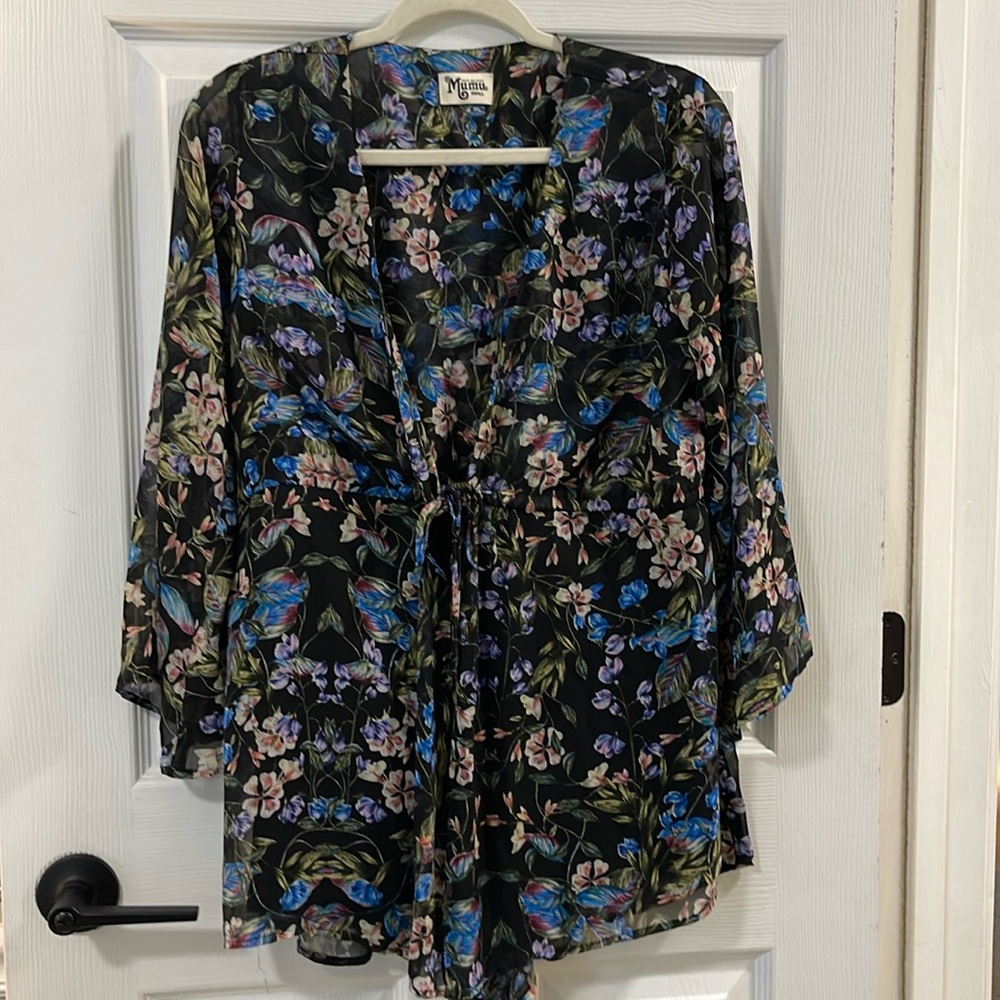 Mumu long sleeve romper